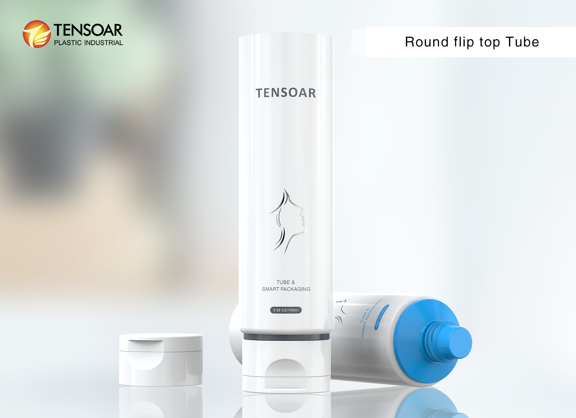 Round flip top Tube